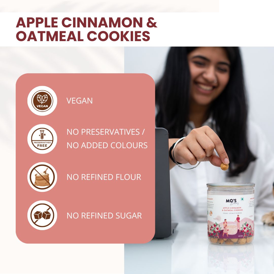 Premium Pink Gift Box| Apple Cinnamon & Oatmeal Cookies