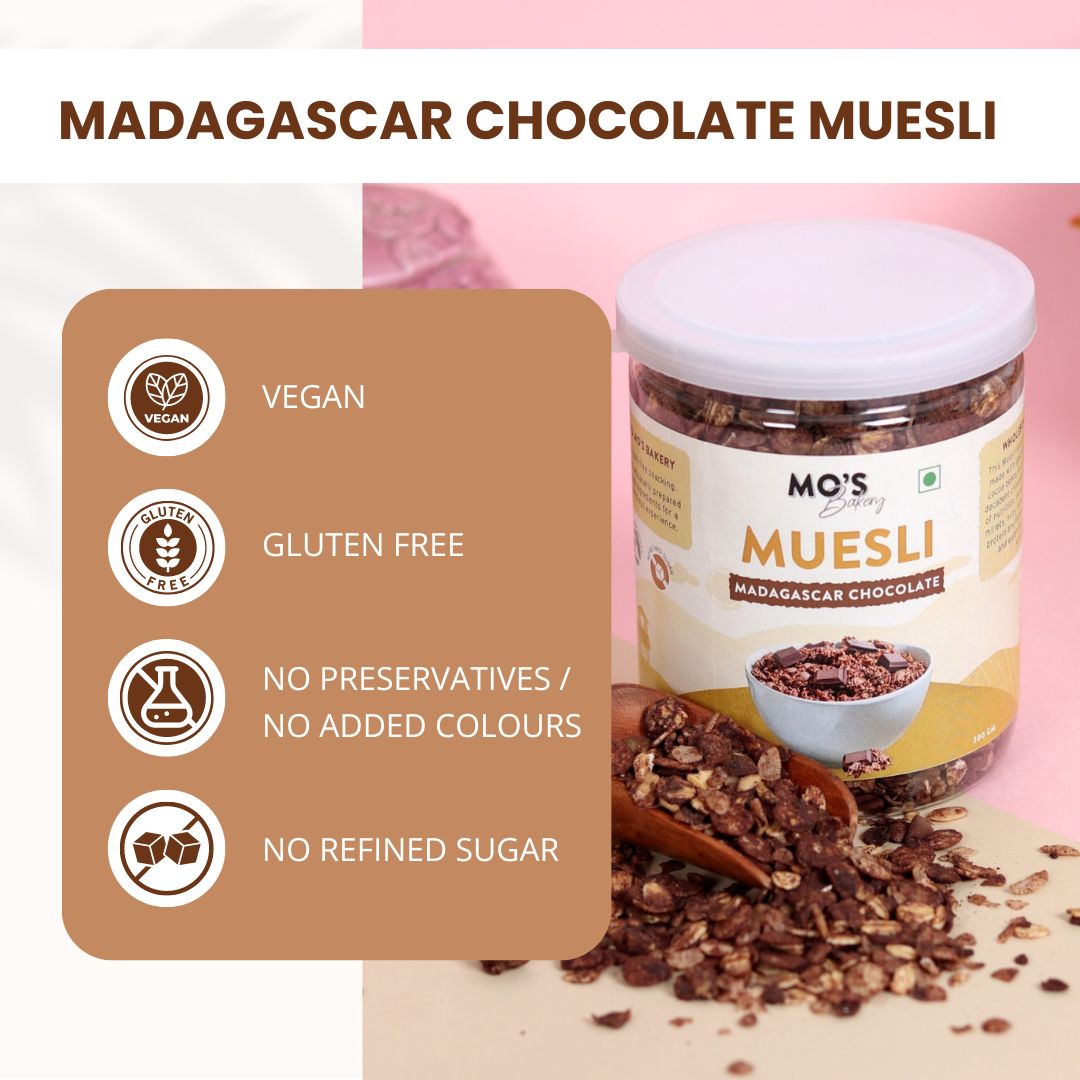 Premium Pink Gift Box | Madagascar Chocolate Muesli