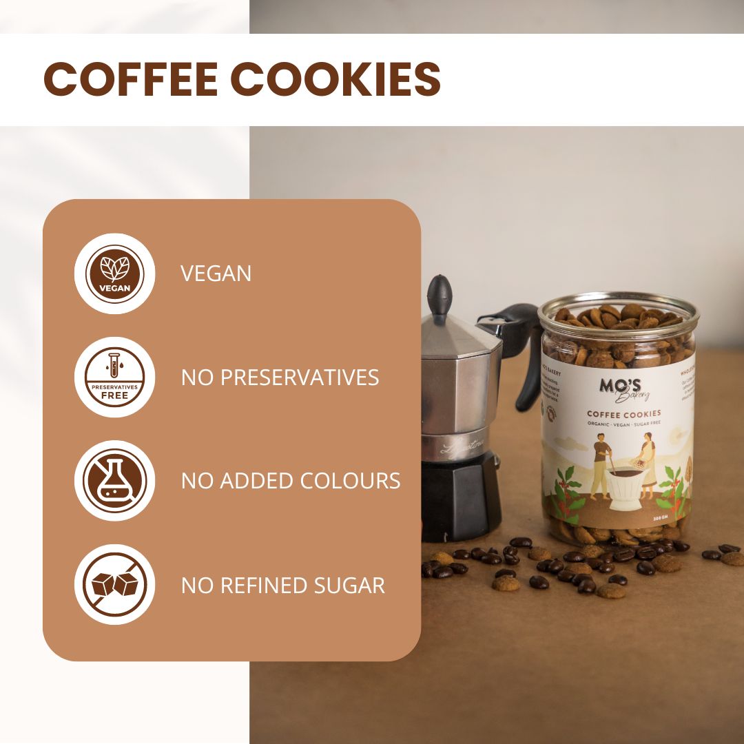 Sugarfree Coffee Cookies Blue Gift Box