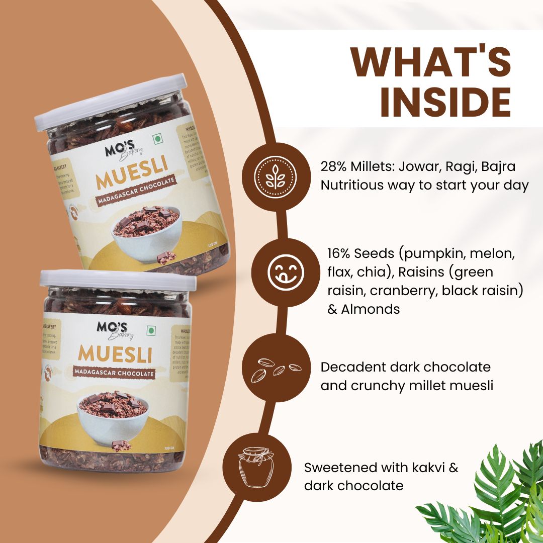 Premium Green Gift Box | Madagascar Chocolate Muesli